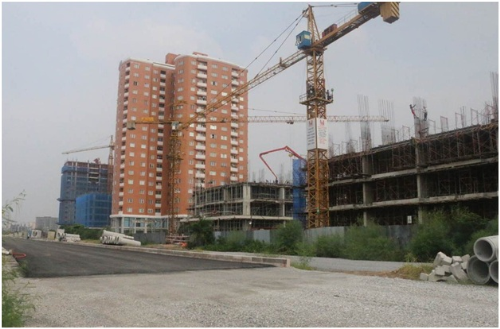1=Ảnh công trường đang xây dựng: CT1A - CT1B